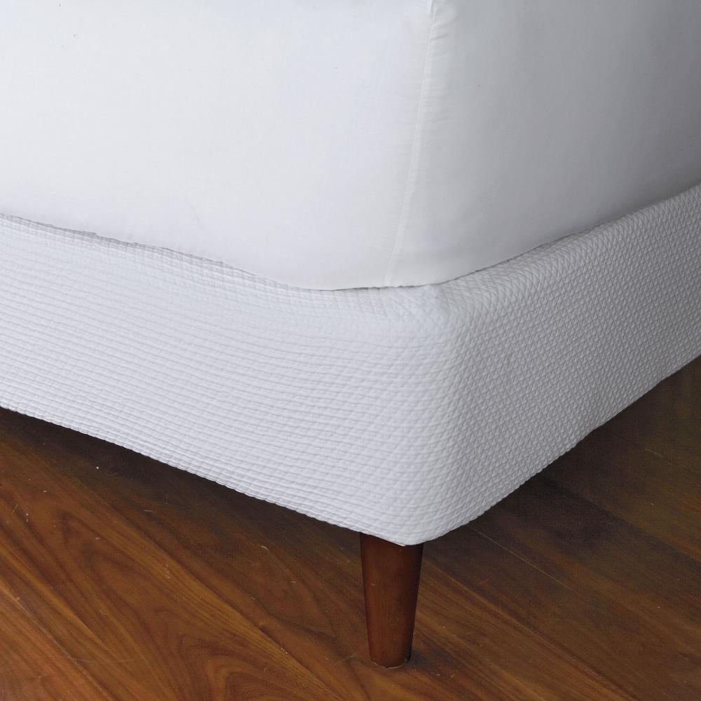 The Company Store Madelyn Matelasse Cotton White Twin Box Spring