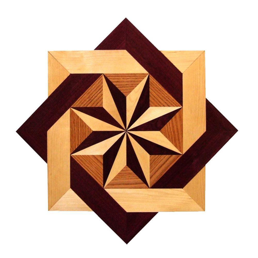 Woodworking inlay star Main Image