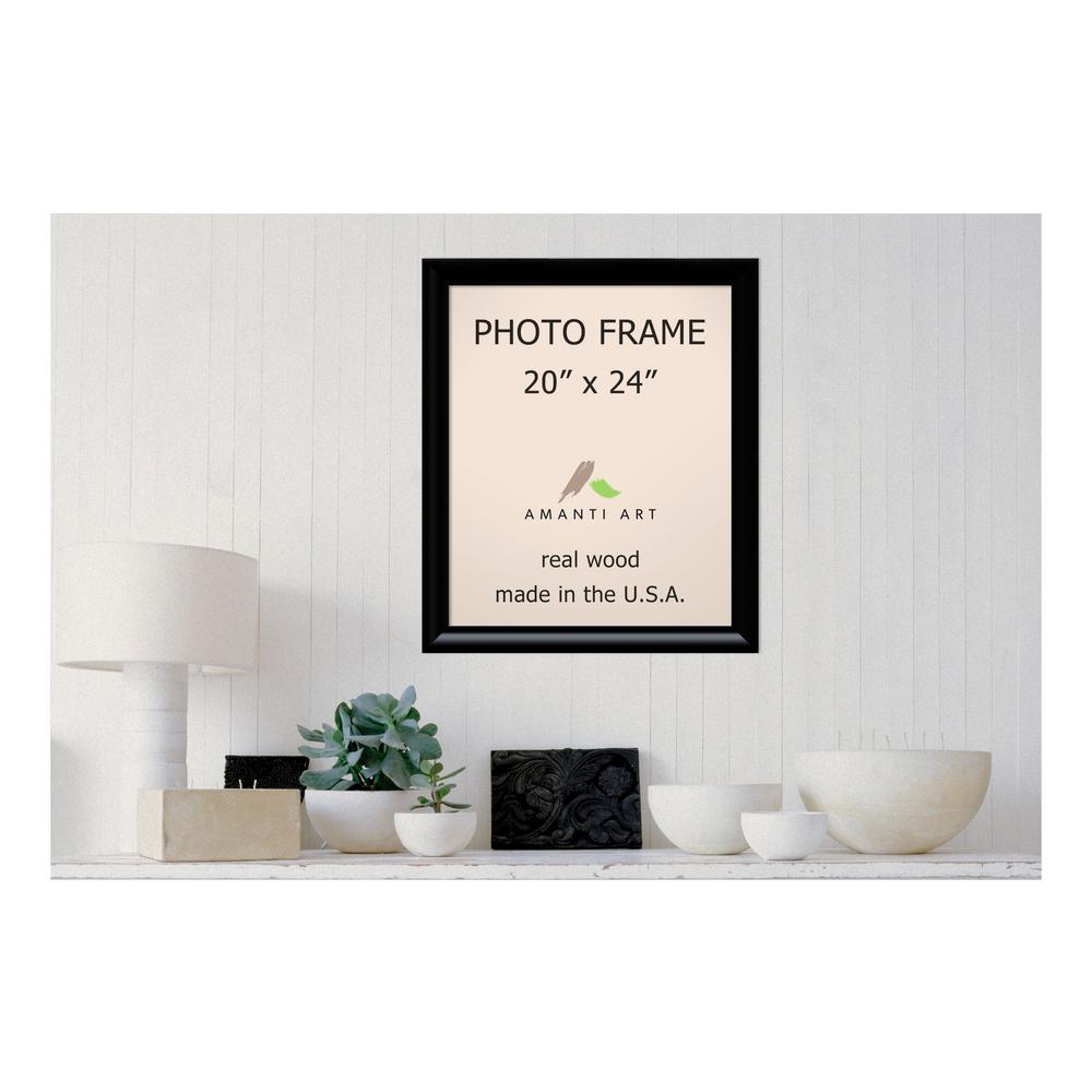 Amanti Art Steinway 20 In X 24 Black Picture Frame