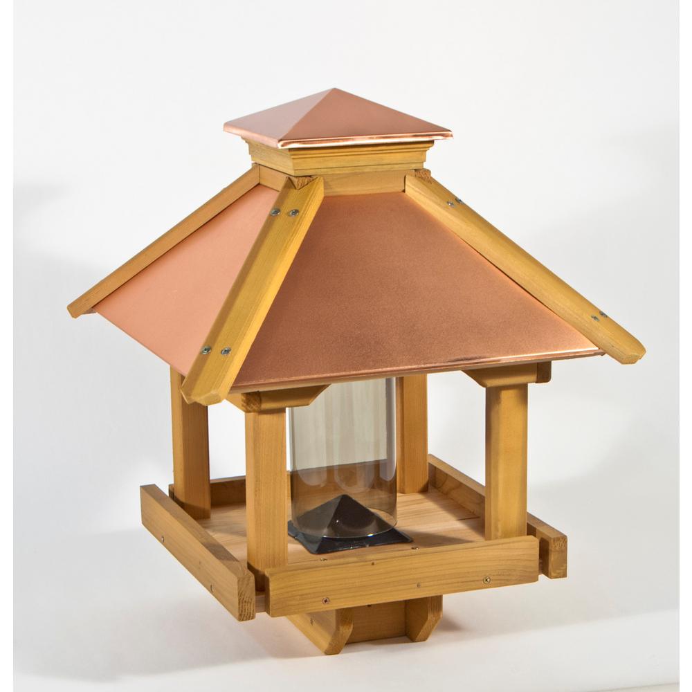 Wood Bird Feeders Bird Wildlife Supplies The Home Depot