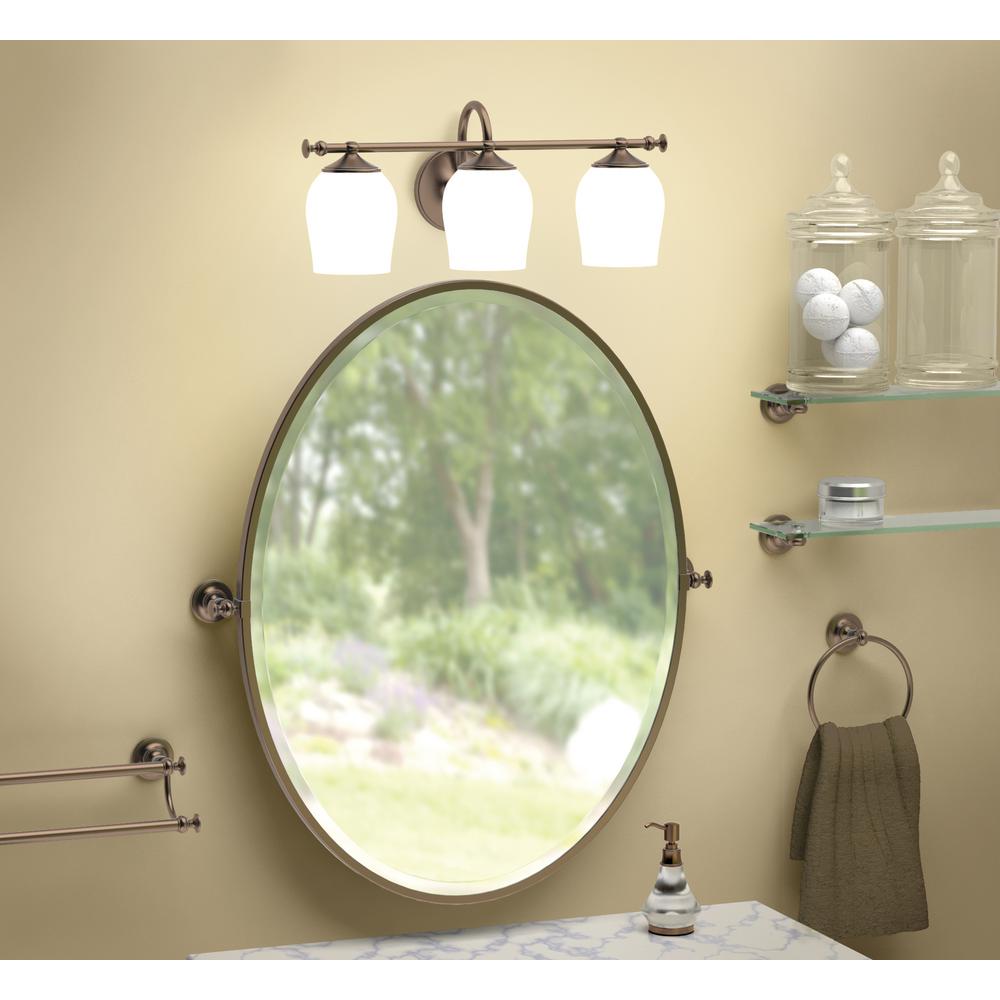 Gatco 4039 Tavern Oval Mirror Bronze