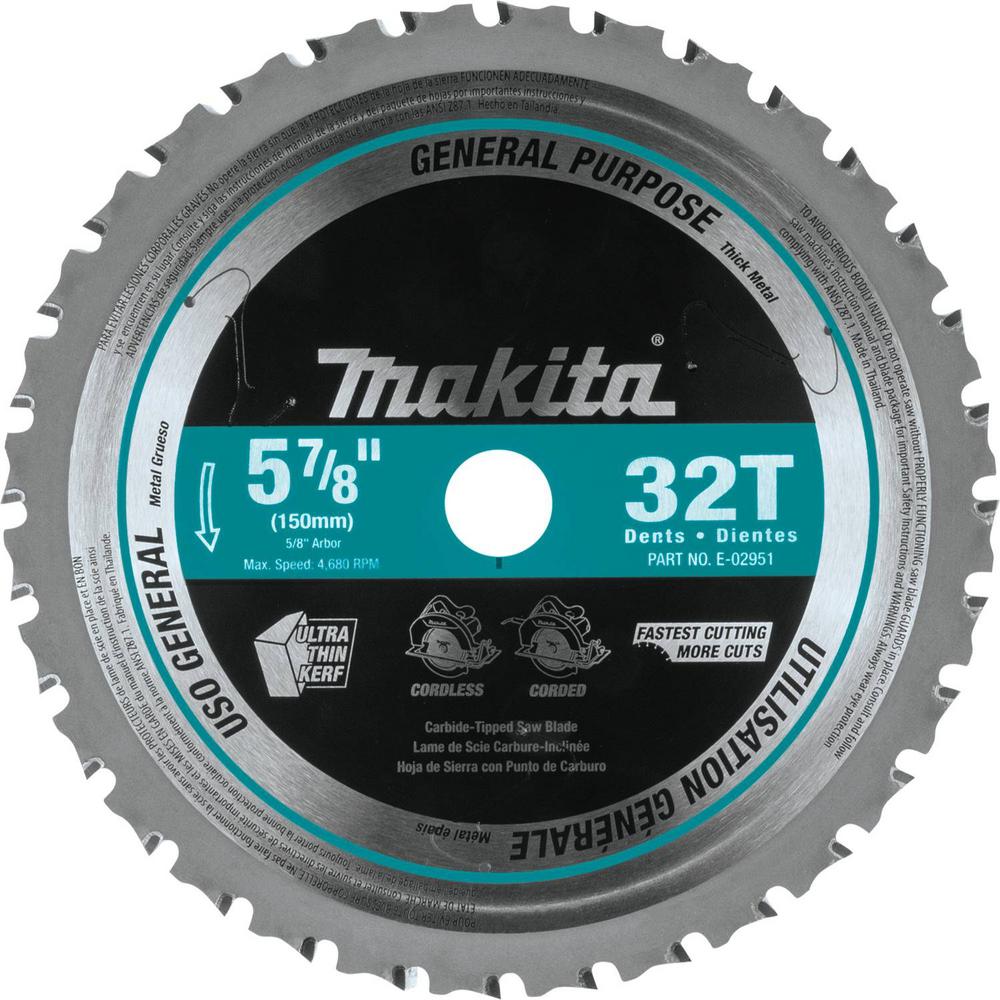 makita metal cutting saw blade