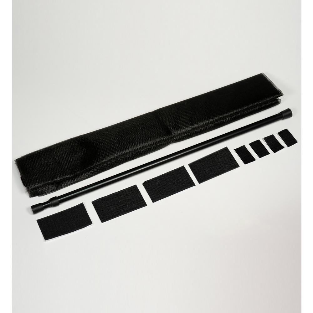 x 80 in Snavely Forest 38 in Black Easy to Install Instant Screen Door with Hardware Included HMD