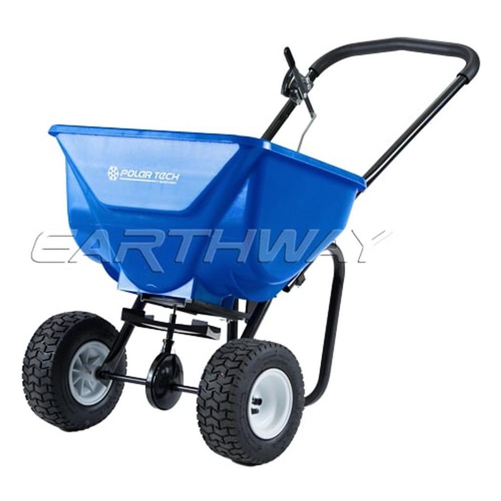 50 lbs. Ice Melt Push Spreader with 9 in. Pneumatic Tire90950 The