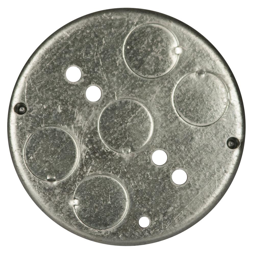 Hubbell-Raco 8293 1//2-Inch Deep 1//2-Inch Bottom Knockouts 4-Inch Round Ceiling Pan