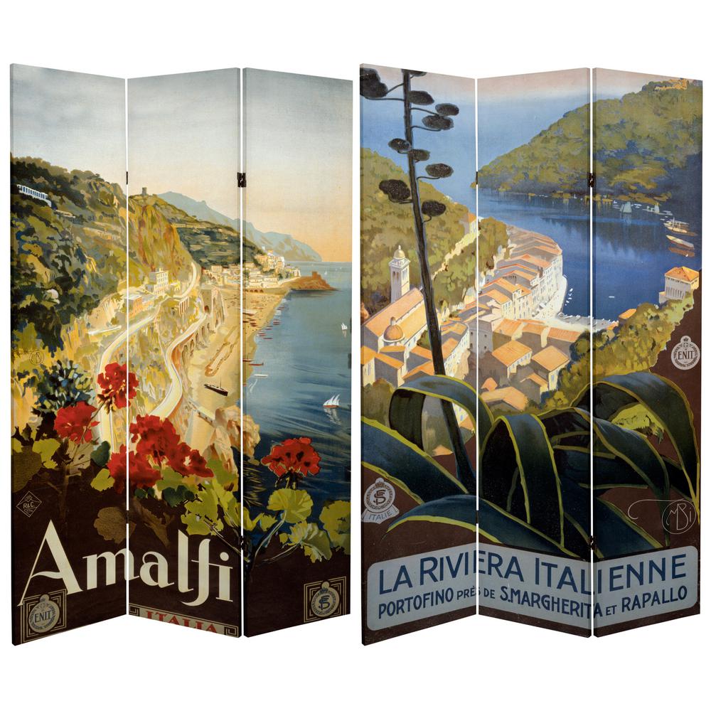 6 ft. Printed 3Panel Room DividerCANJOLIS The Home Depot
