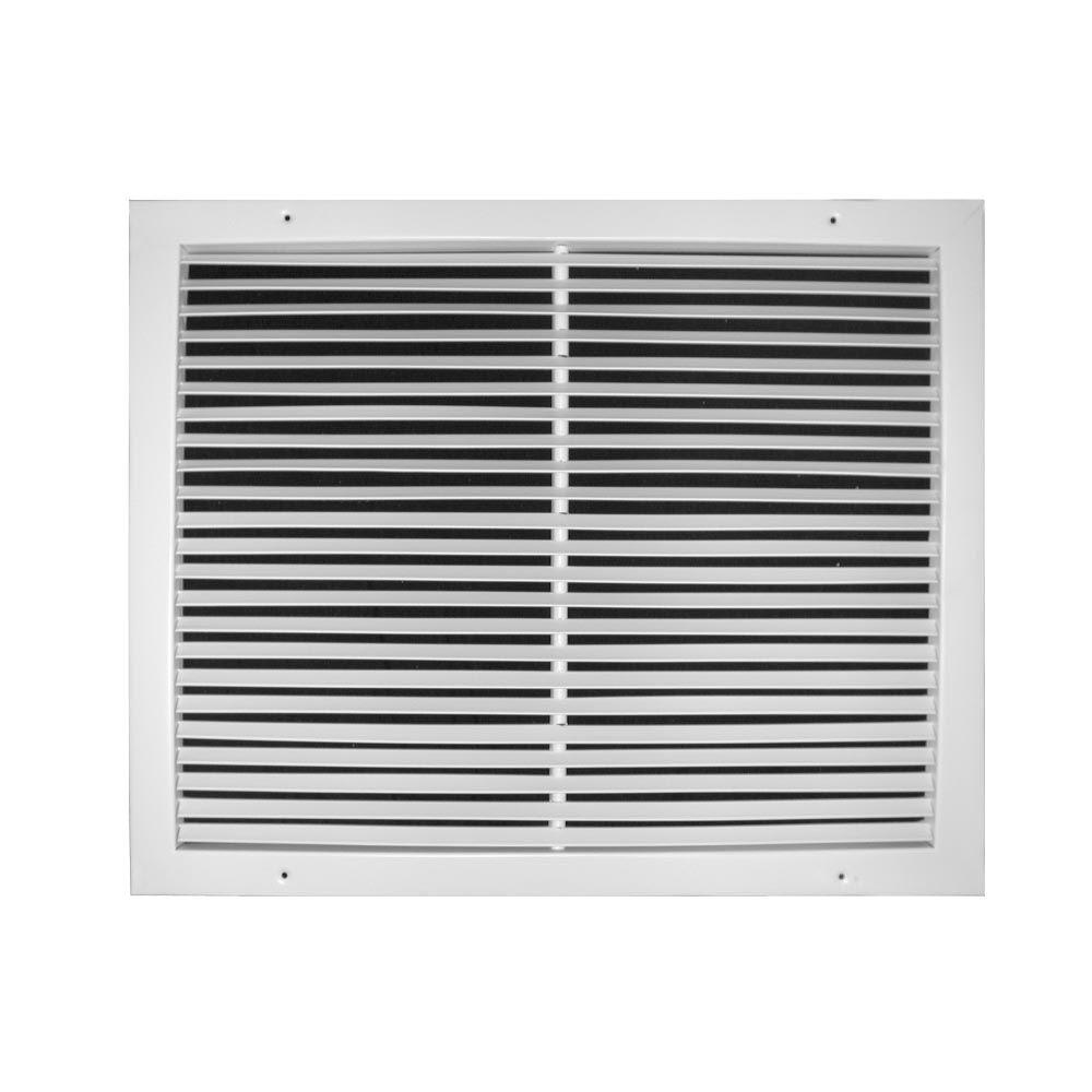 TruAire 20 in. x 8 in. White Fixed Bar Return Air Grille270 20X08