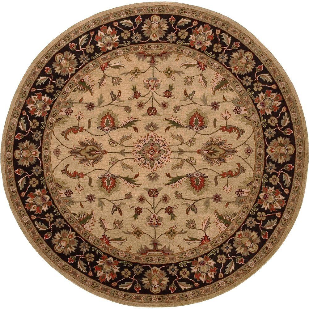 Artistic Weavers Gorham Gold 8 ft. Round Area RugNeligh8RD The Home