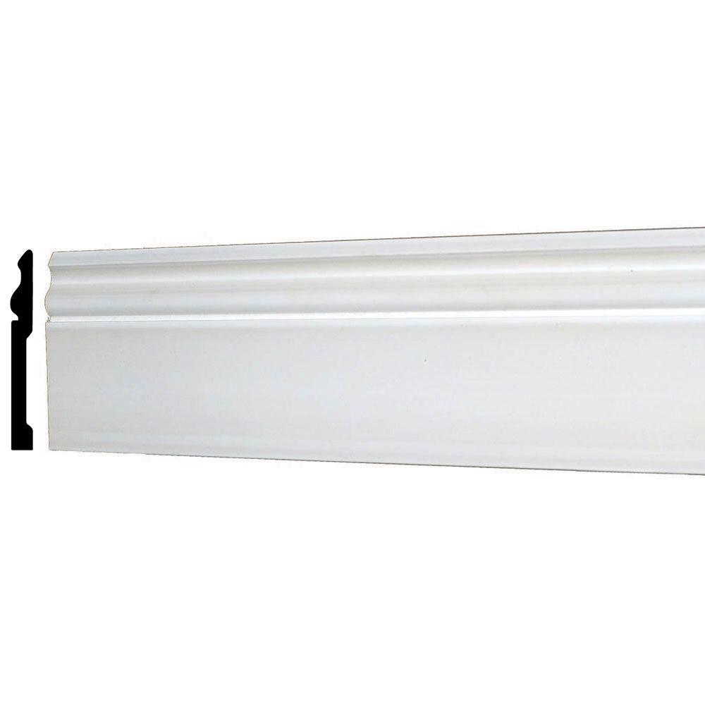 White Baseboard Moulding The Home Depot Wm