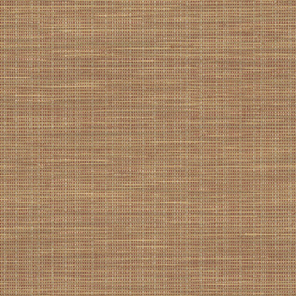 Chesapeake Kent Red Faux Grasscloth WallpaperMAN01695 The Home Depot