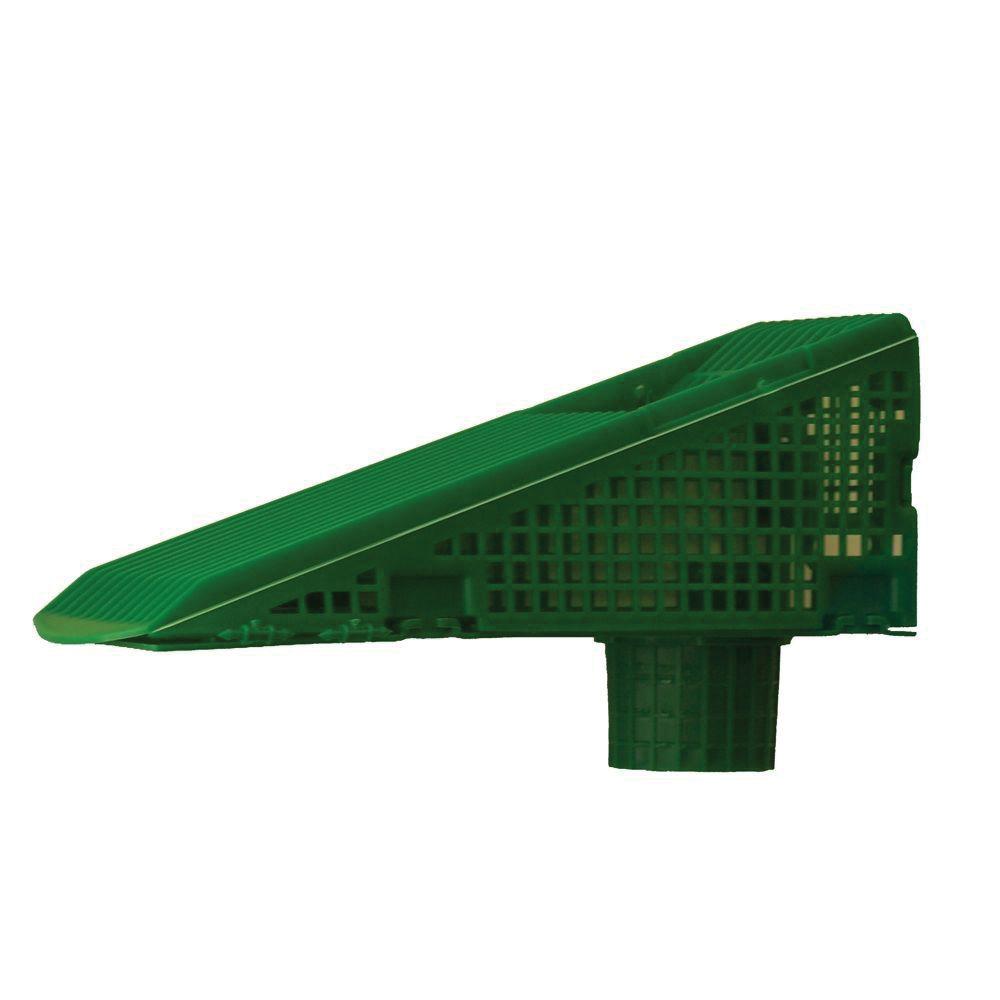 Wedge 9.5 in Green Downspout Screen Gutter Guard (4pack) 636323247237 eBay