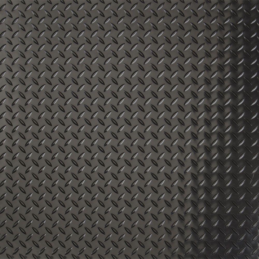 G Floor Diamond Tread 7 5 Ft X 17 Ft Midnight Black Commercial