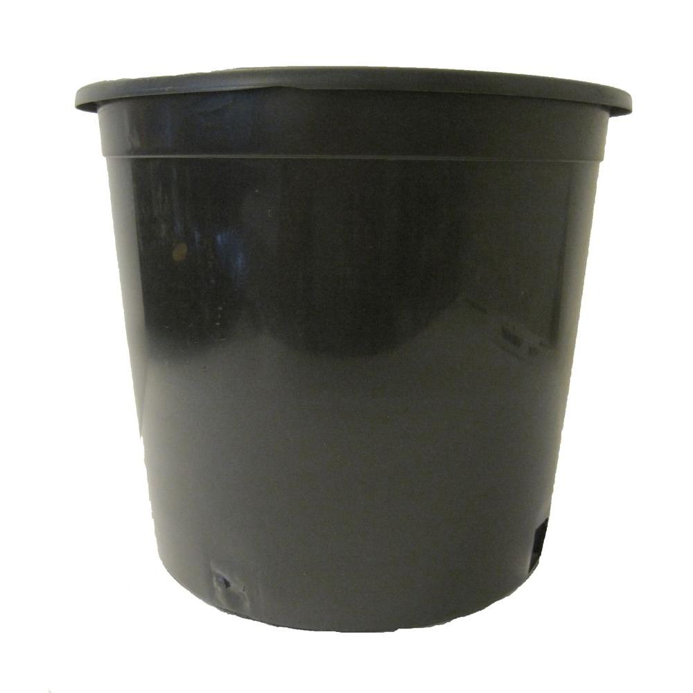Niu 5 gal. Black Plastic Nursery Pot658713 The Home Depot