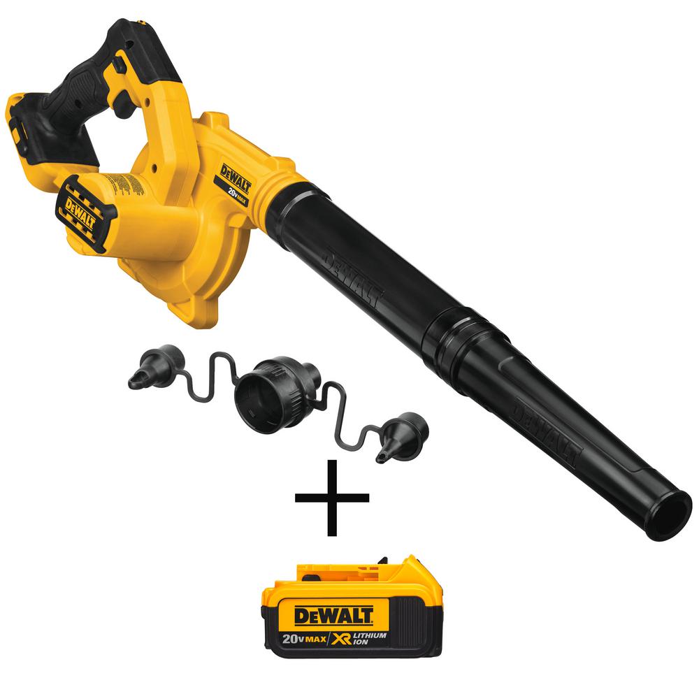 DEWALT 20Volt MAX Cordless Compact Jobsite Blower 135 MPH 100 CFM with