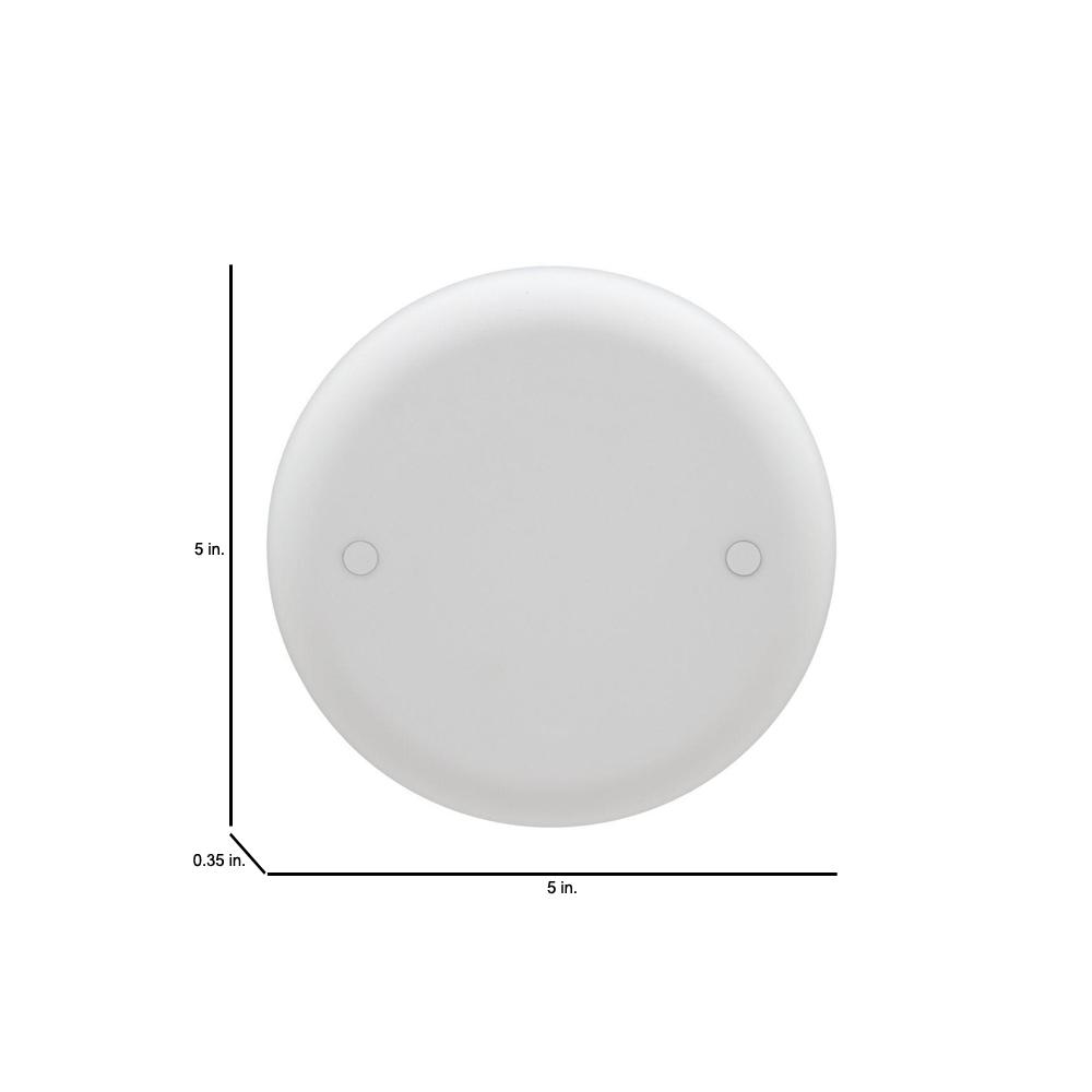 Round White Blank 4 Inch Diameter Carlon Cpc4wh Ceiling Fan