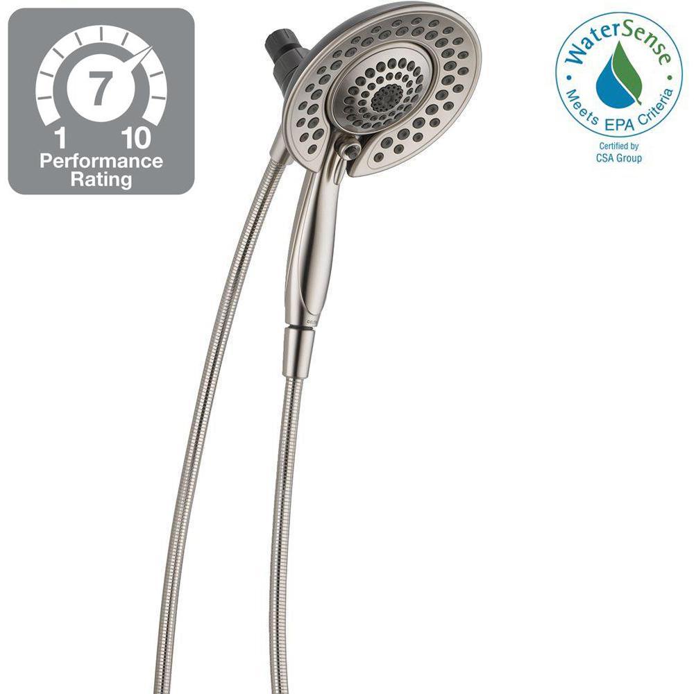 Delta In2ition 5-Spray 2-in-1 Hand Shower and Showerhead Combo Kit with