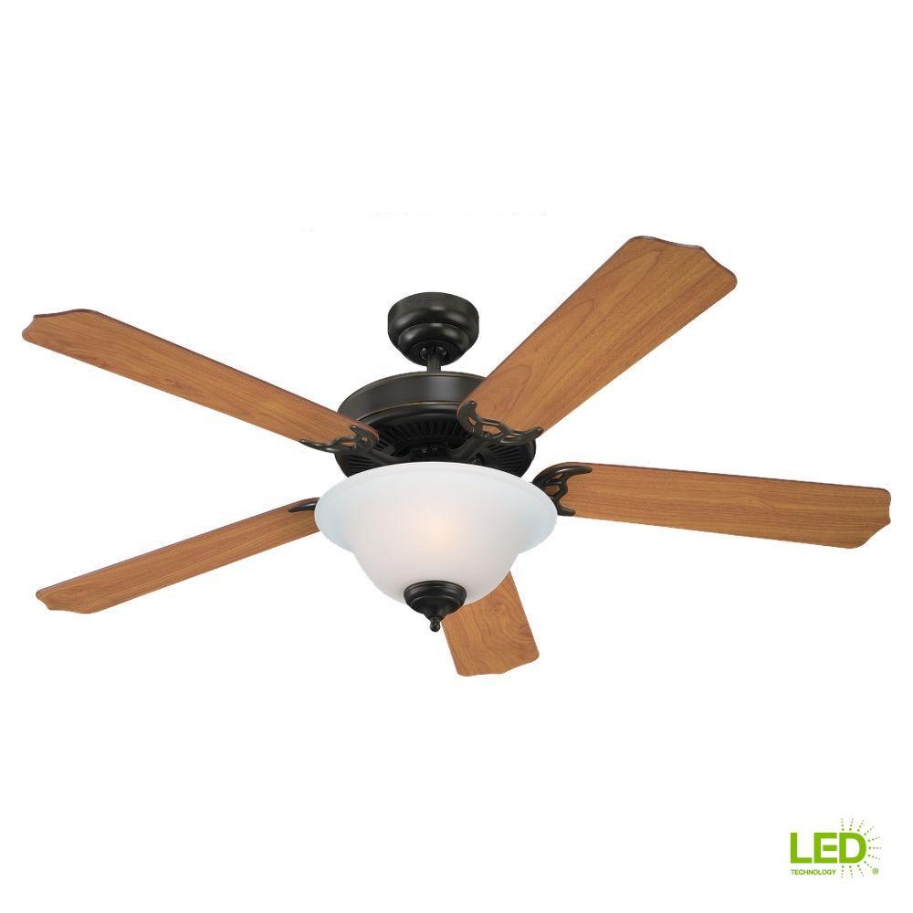 Sea Gull Lighting Quality Max Plus 52 In Led Heirloom Bronze