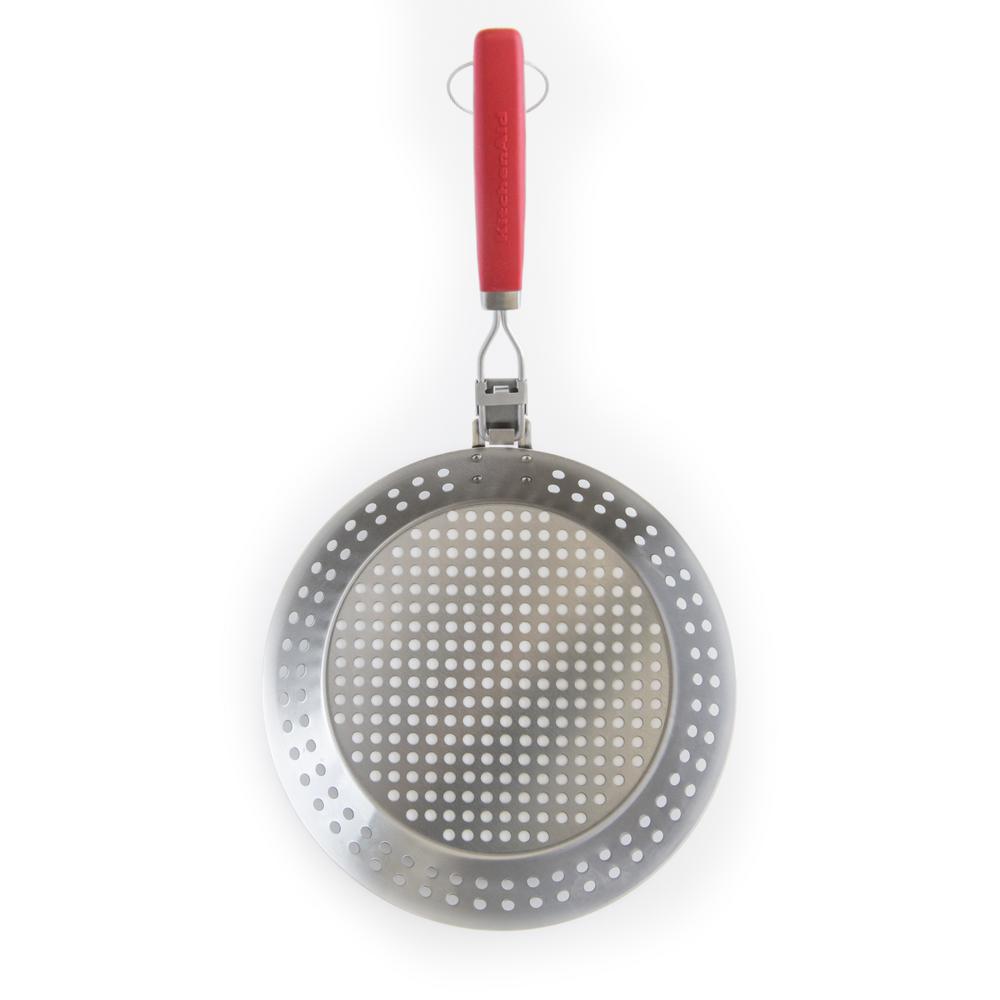 KitchenAid Grill Skillet Stainless Steel Detachable Handle Fire