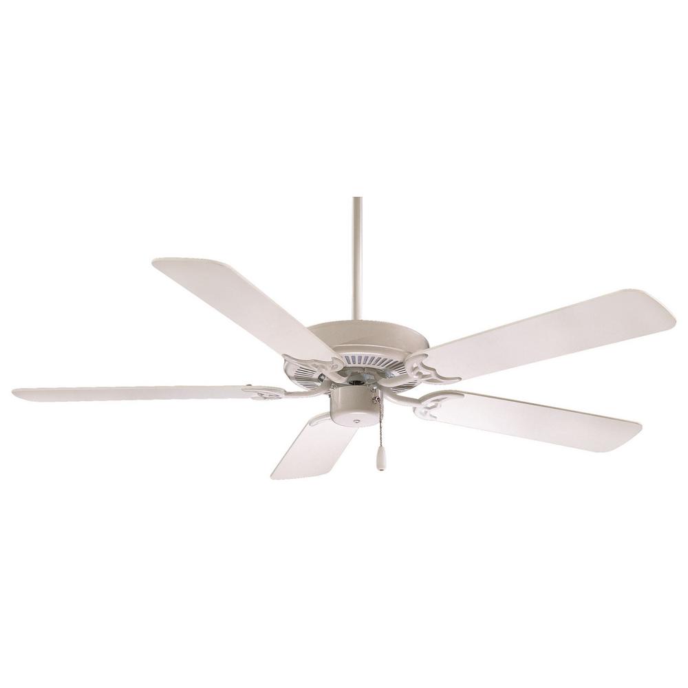 Minka-Aire Contractor 42 in. Indoor White Ceiling Fan-F546 ...