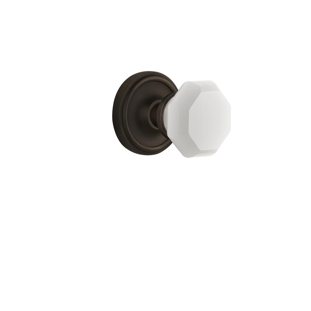 Nostalgic Warehouse Classic Rosette 2 3 8 In Backset Oil Rubbed
