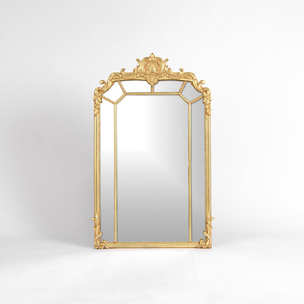 Best Home Fashion 40 in. x 24 in. Ornate Arch/Crown Mirror MIRROR_RR26