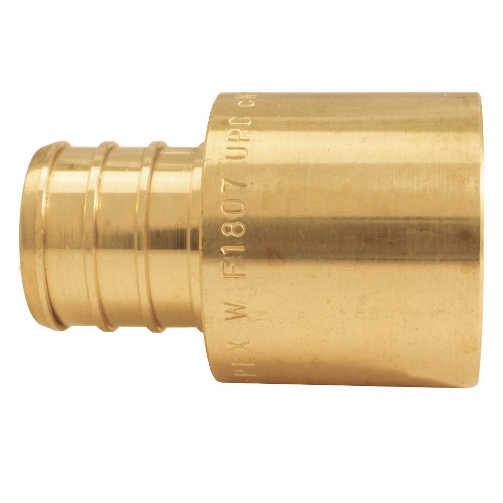 Brass Crimp Fitting 3//4/" PEX x 3//4/" Male Sweat Elbow LEAD-FREE