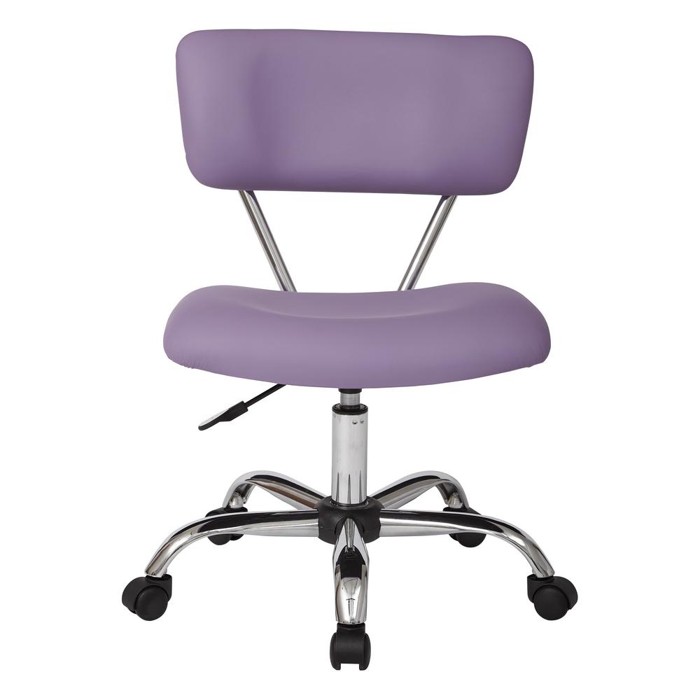 Osp Home Furnishings Vista Purple Task Office Chair St181 U512