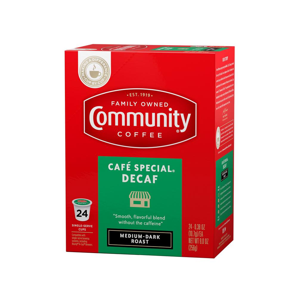 Community Coffee Cafe Special Decaf Coffee Single Serve Cups (96-Pack ...