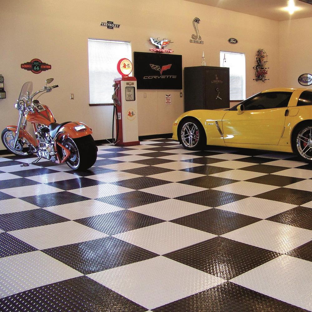 peel and stick vinyl flooring in garage