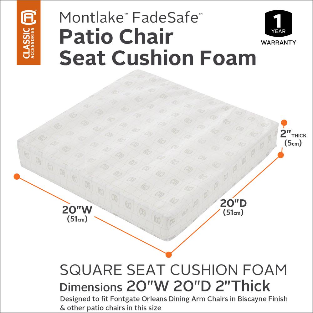 CnA Stores 20 x 20 Inch Square Cushion Inner Pads Insert Fillers Anti Allergy 50 x 50 cm Pack of 2 