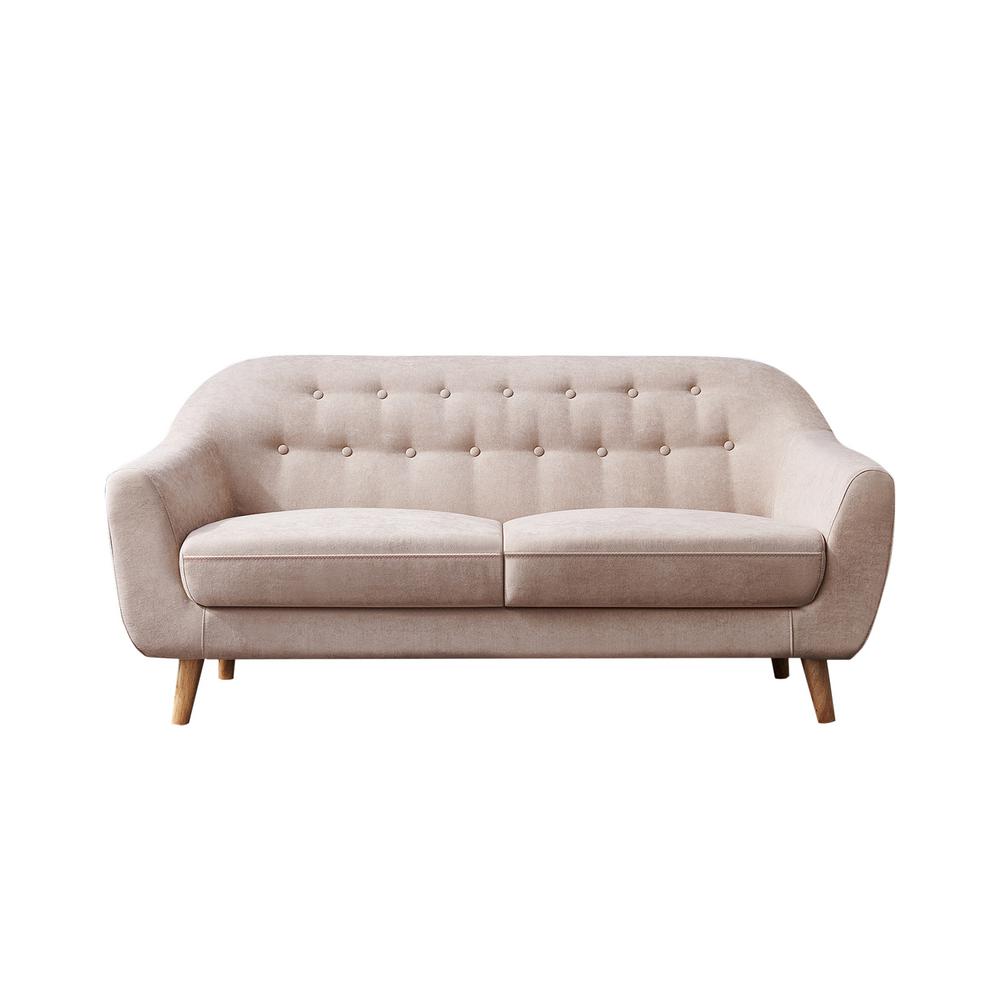 Stretch Suede Sand Furniture Slipcover Loveseat 735
