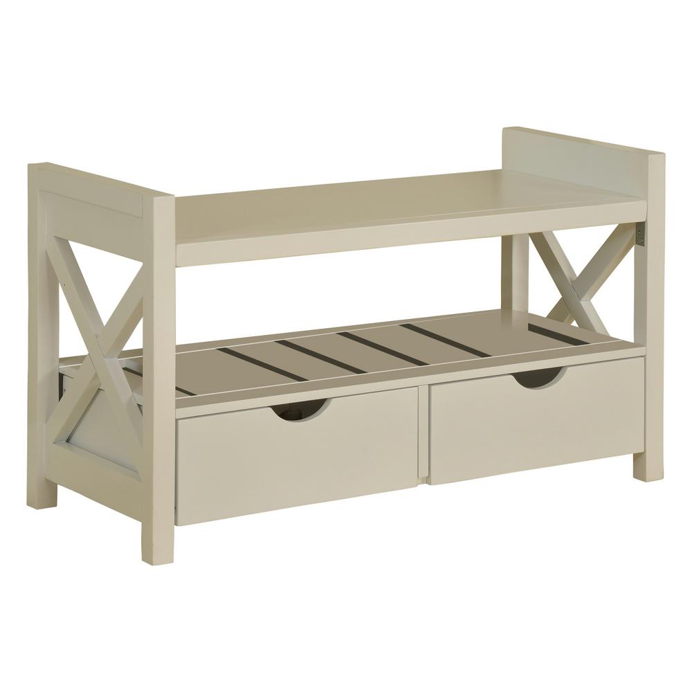 Kings Brand Furniture White Wood Shoe Storage Bench With Drawers Hw Kings Brand Furniture White Wood Shoe Storage Bench With Drawers