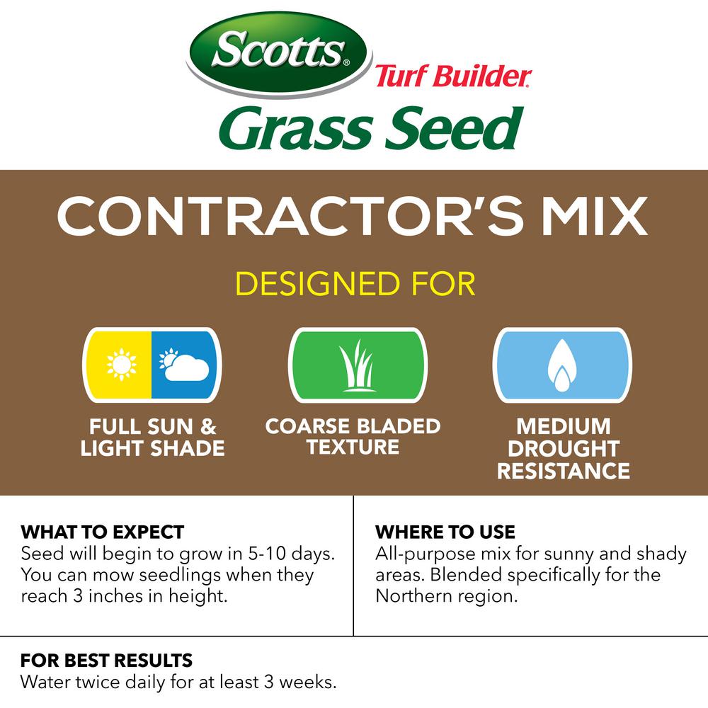 Scotts 20 Lb Turf Builder Contractor S Mix Northern Gr Seed Turf Builder Contractor S Mix Northern Gr Seed 2