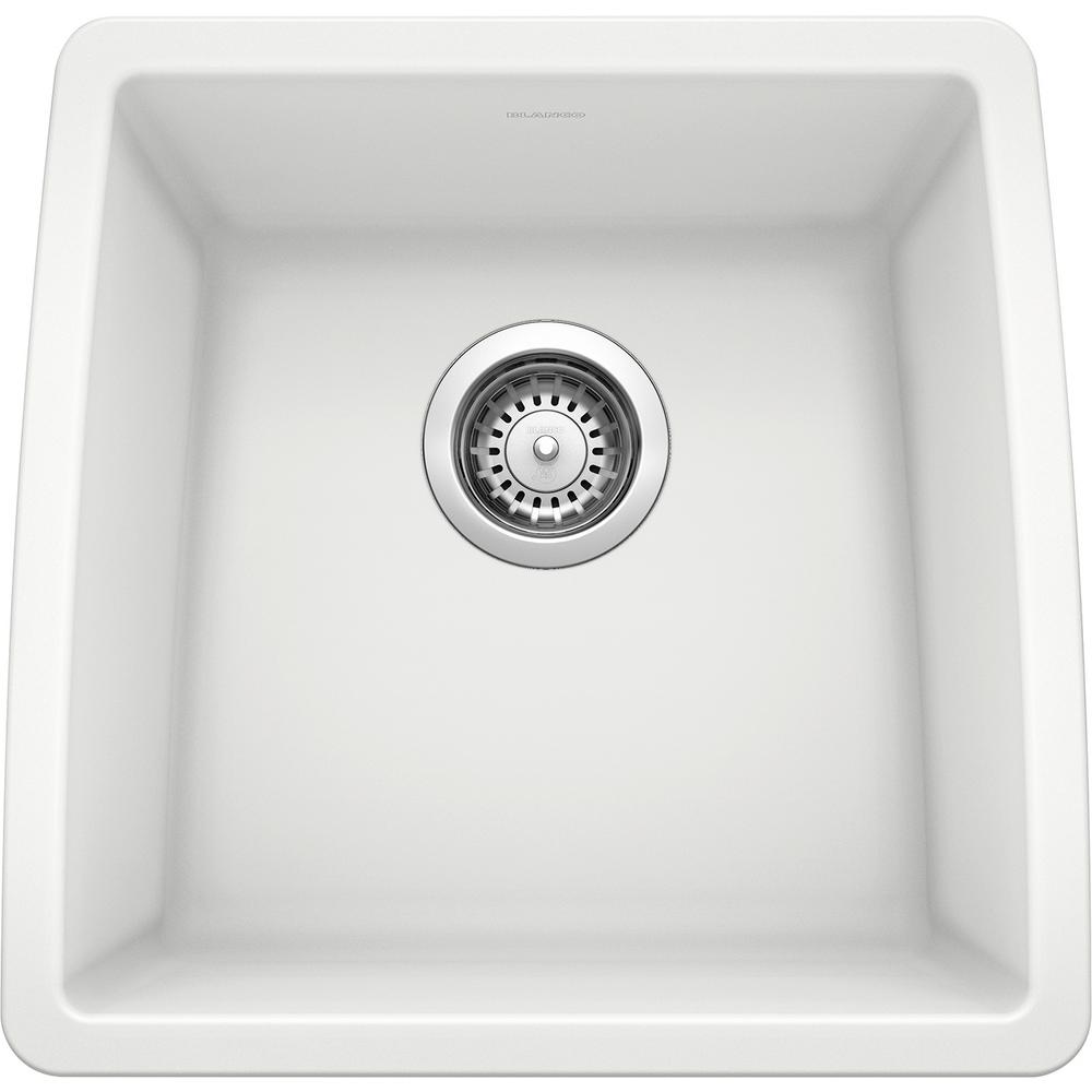 Blanco PERFORMA Undermount Granite Composite 17.5 in. Single Bowl Bar