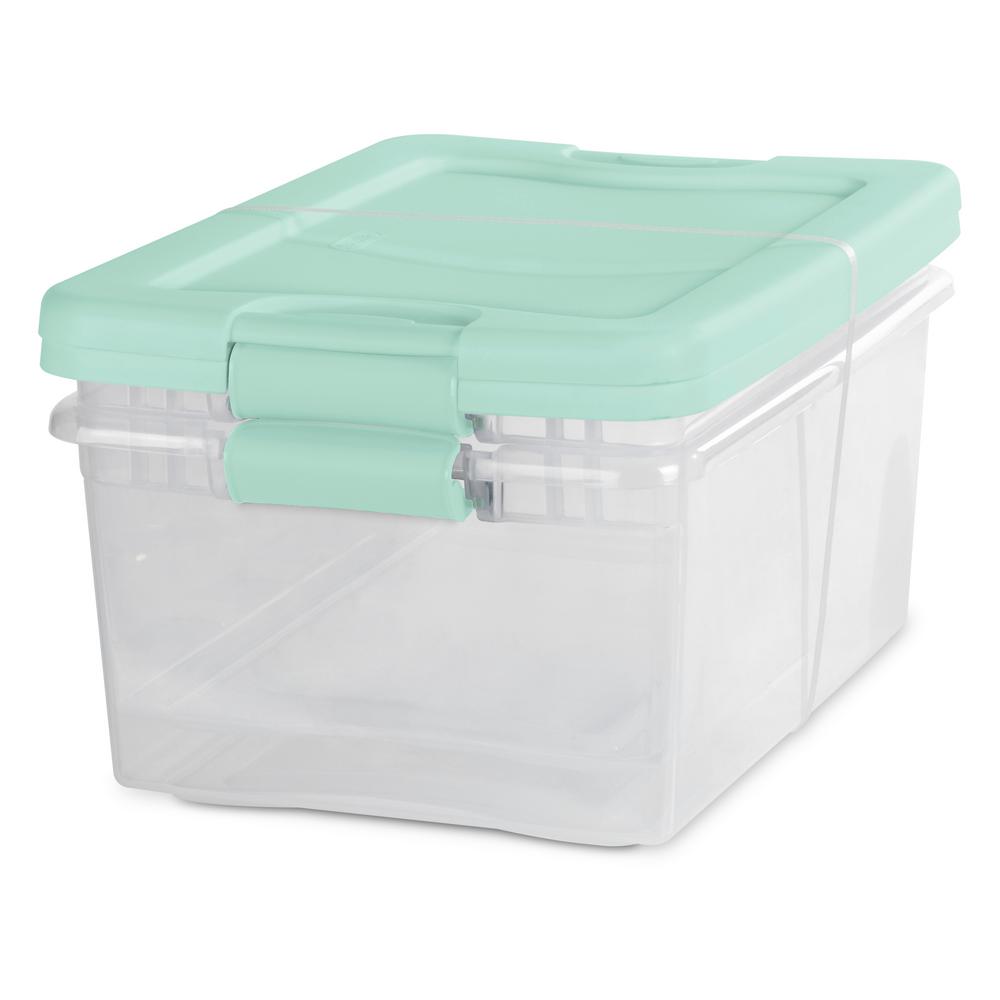 Sterilite 15 Qt. Latching Storage Bin (Set of 2)14938A04 The Home Depot