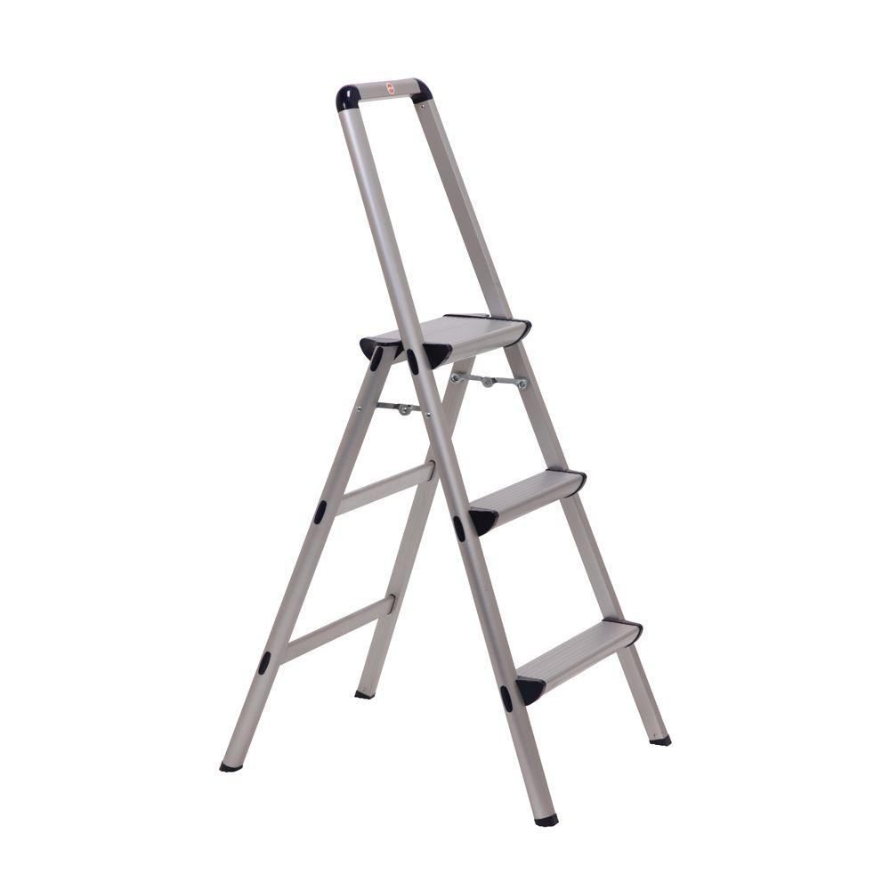 Polder 3 Step Ultralight Stool Ldr 3500rm The Home Depot Ultra 3 Step Light Weight Aluminum Stool Folding With Handle Type Ii 225