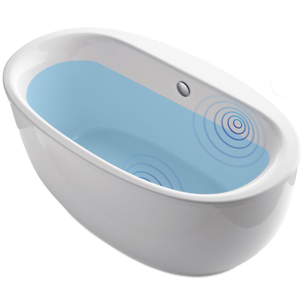 KOHLER Sunstruck 5.5 ft. Acrylic Classic Flatbottom Non ...