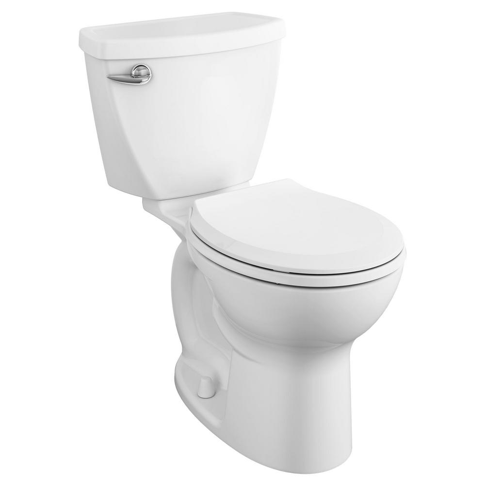 Cadet 3 Tall Height 2-piece 1.28 GPF Single Flush Round Toilet with Slow Close Seat in White