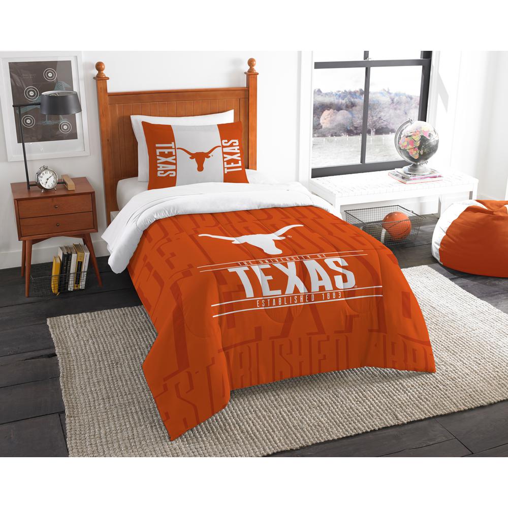 Texas 2 Piece Multicolored Twin Comforter Set 1col862000036ret