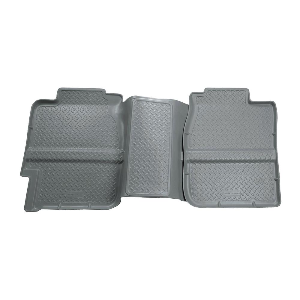 Husky Liners Front Floor Liners Fits 99-07 Silverado//Sierra 1500 Extended Cab