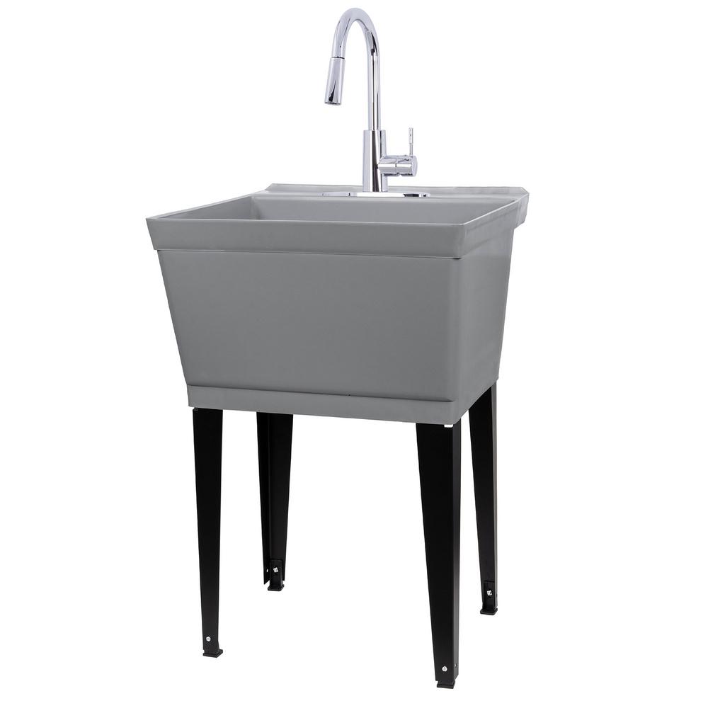 plastic garage sink