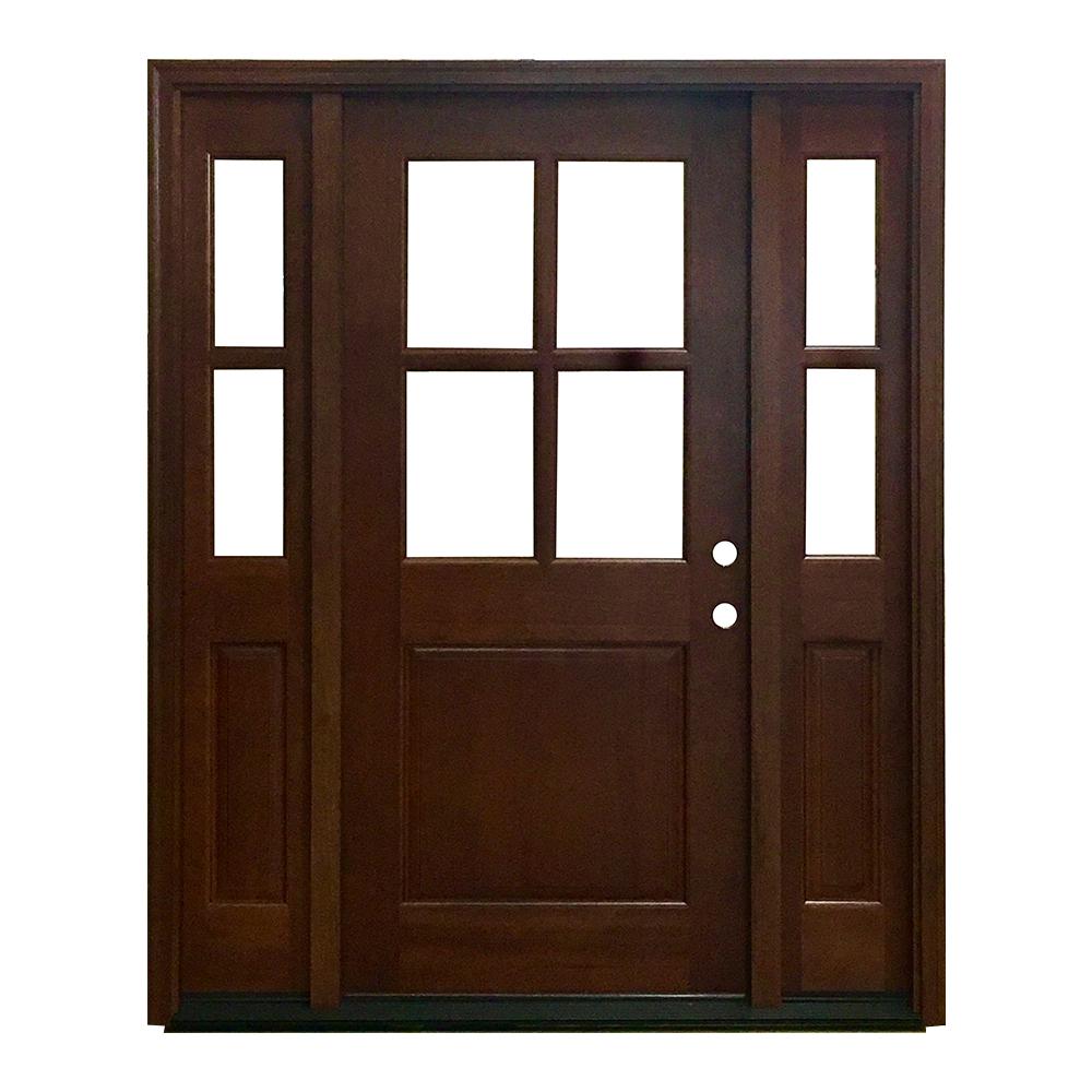 6 9 16 Exterior Prehung Carriage Doors With Gl Wood Exterior Prehung Carriage Doors