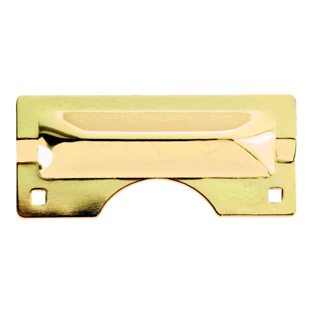 First Watch Security Polished Brass Heavy Duty Latch Guard 1089