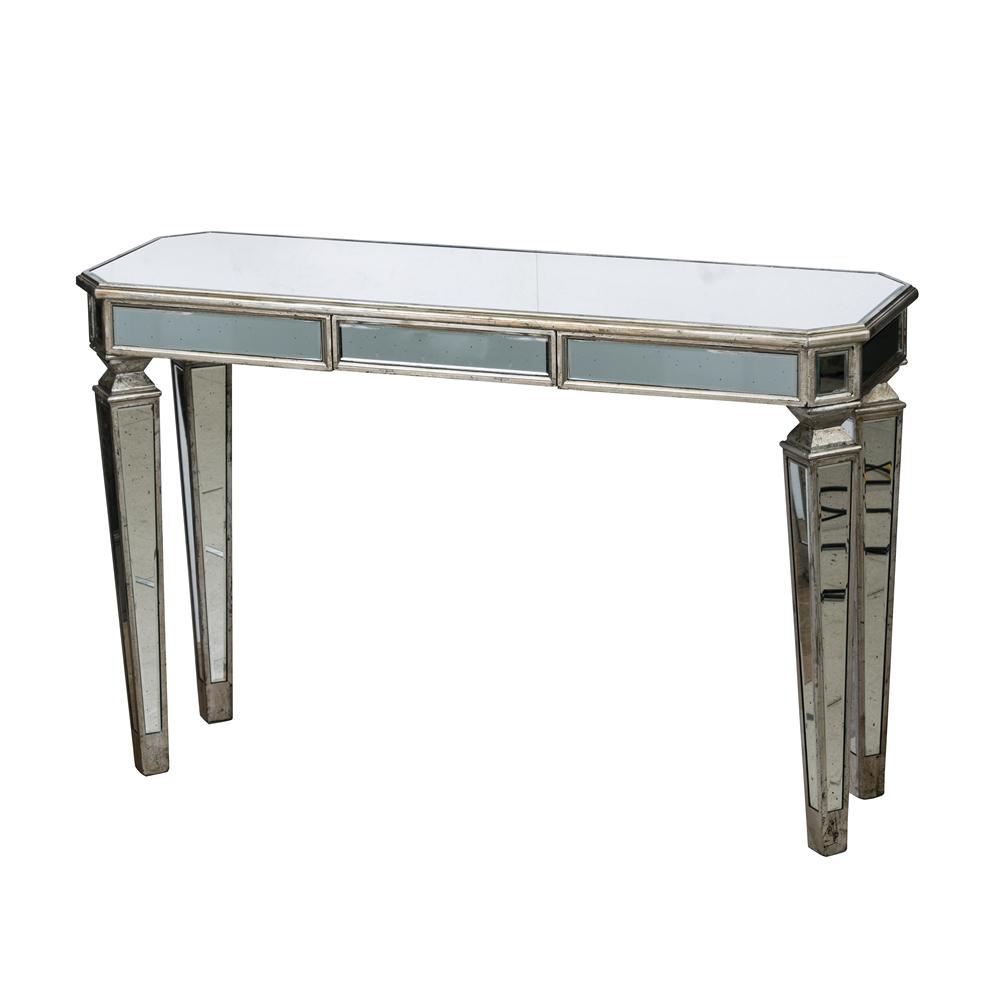 Manor Brook Ashville Natural Wood and Iron Finished Console Table