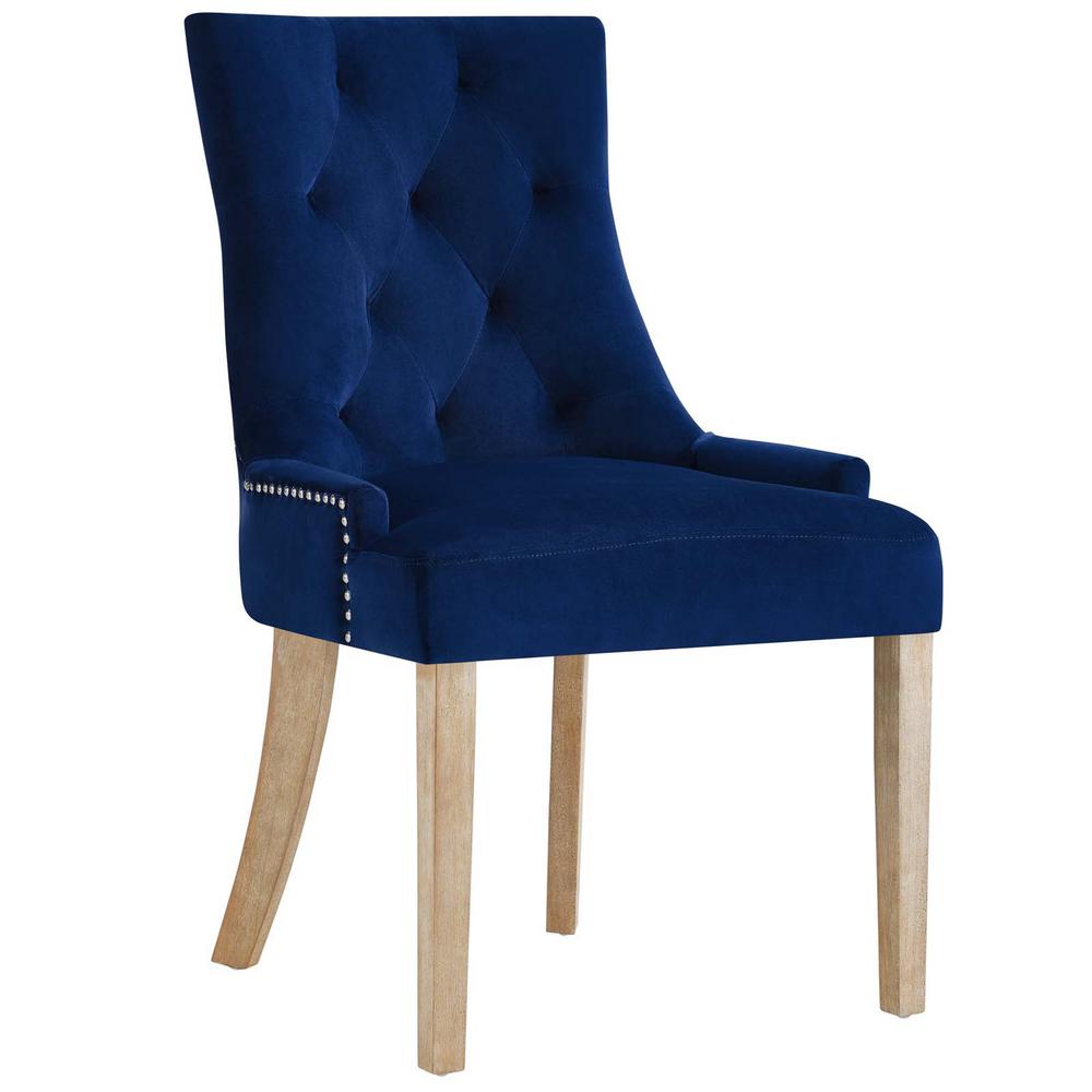 Modway Pose Navy Upholstered Fabric Dining Chair Eei 2577