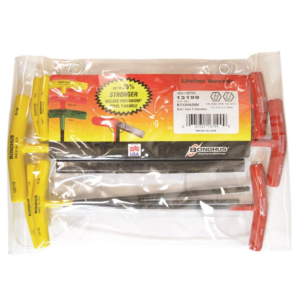 Klein Tools 6 in. Journeyman Metric THandle Set with Stand (8Piece