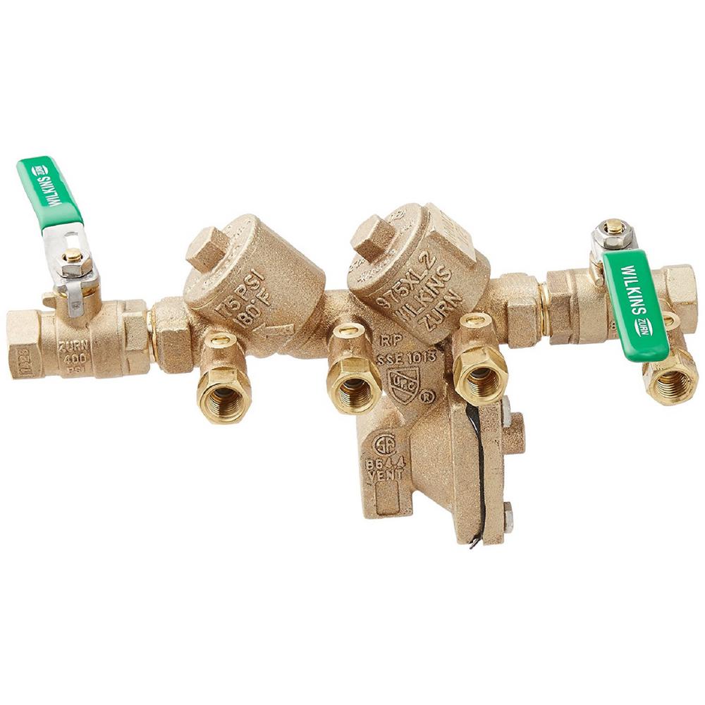 1 1 2 backflow preventer valve