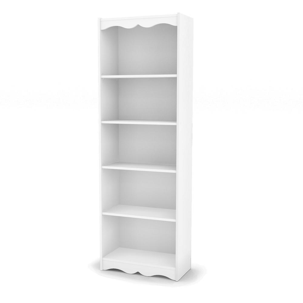 72 Tall 5 Shelf Bookcase Open, 72 Inch Height Bookcase