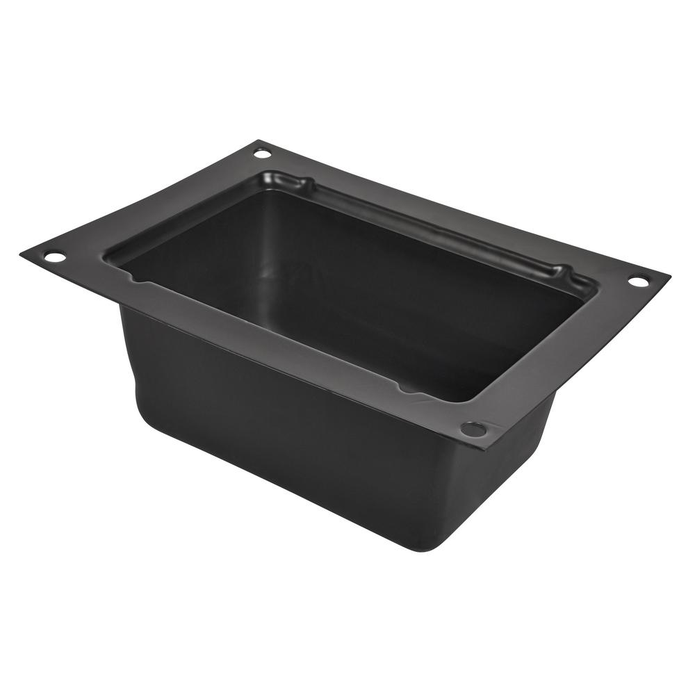 Oatey Plastic Tub Box in Black34080 The Home Depot