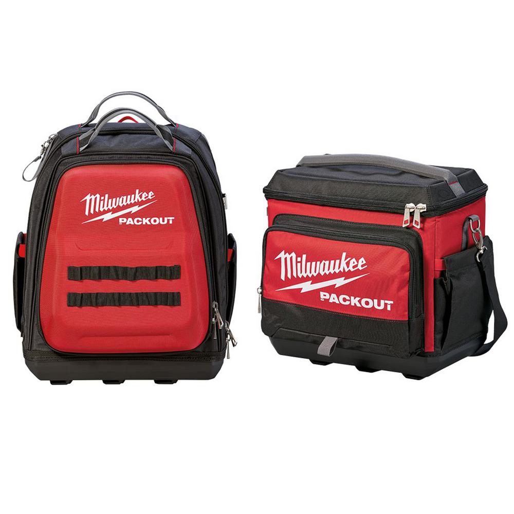 Milwaukee 15 in. PACKOUT Backpack with PACKOUT Cooler Bag4822830148
